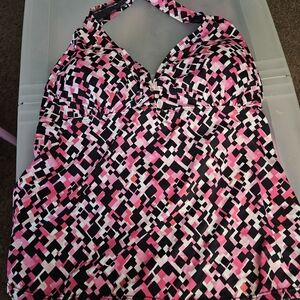 Swimsuits For All Black and Blue Swimsuit